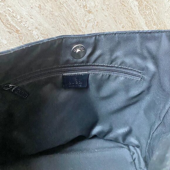 Vintage Gucci Tom Ford-era Guccissima Suede Metal Handle Hobo Bag - Picture 12 of 14